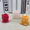 3D Цветок Тюльпан Свеча Силиконовая форма Ручная работа Цветок Мыло Гипс Смола Поделки Форма DIY Кубик льда Шоколад Торт Инструмент для выпечки