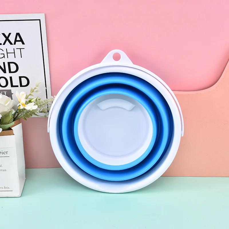 Practical Collapsible Bucket Plastic Home Car Wash Portable Small Bath Art Storage Water Station Wagon Fishing Outdoors