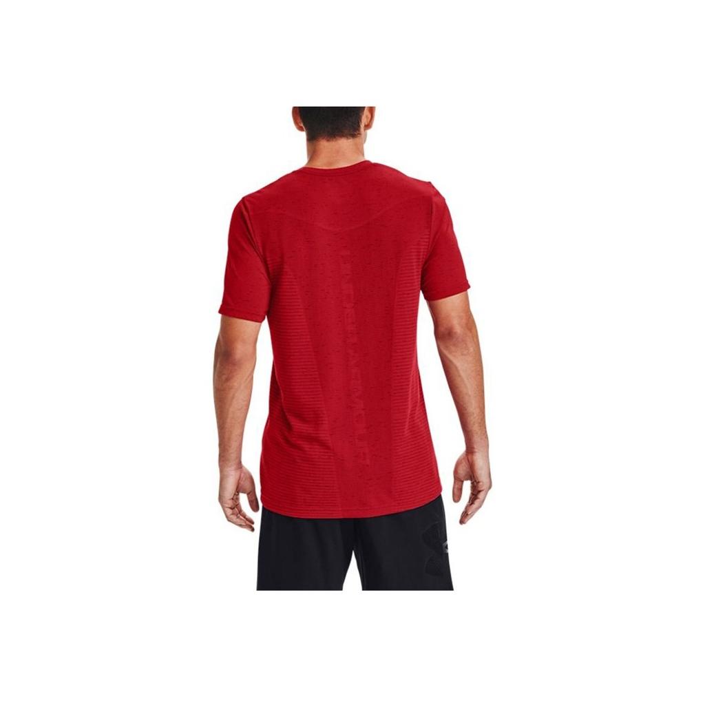 Under Armour Спортивная футболка с круглым вырезом и логотипом, мужские топы, красные 1356798-608