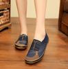 Women's Autumn Cloth Shoes Flat Fashionable Denim Mother's Shoes