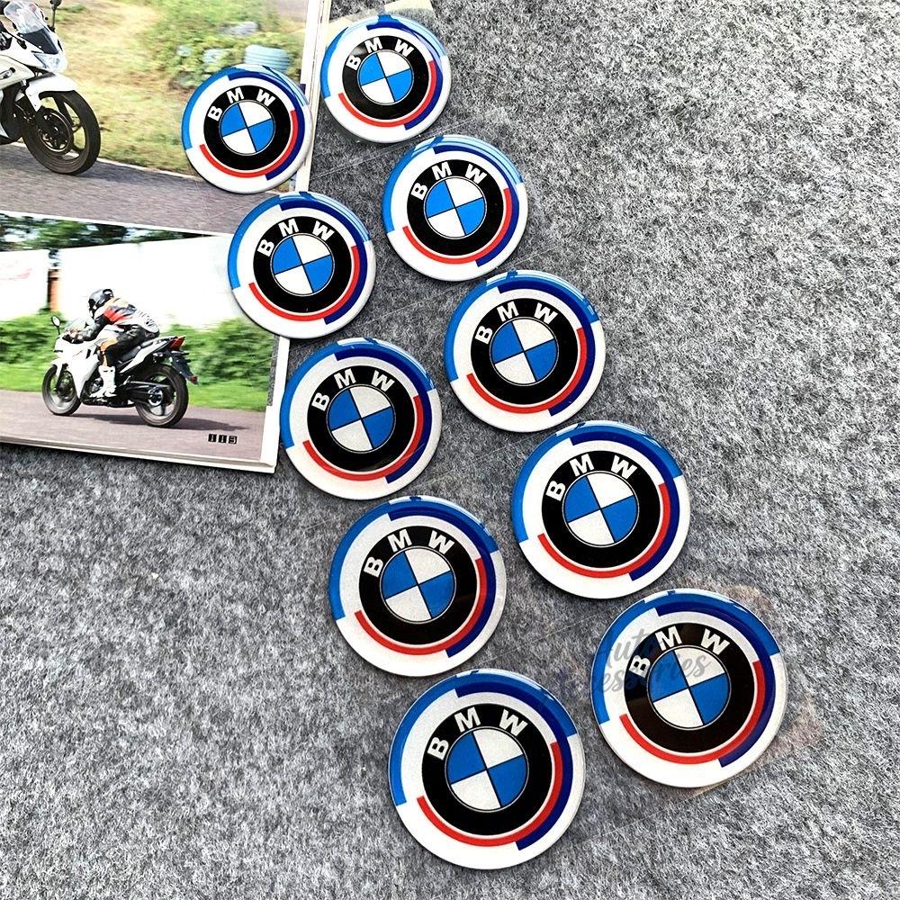 2Pcs 25mm 40mm 55mm 60mm Car Wheel Hub Cap Center Sticker DIY Emblem Badge Decorate Decal For BMW M Power I3 F15 F16 G20 E34 E36