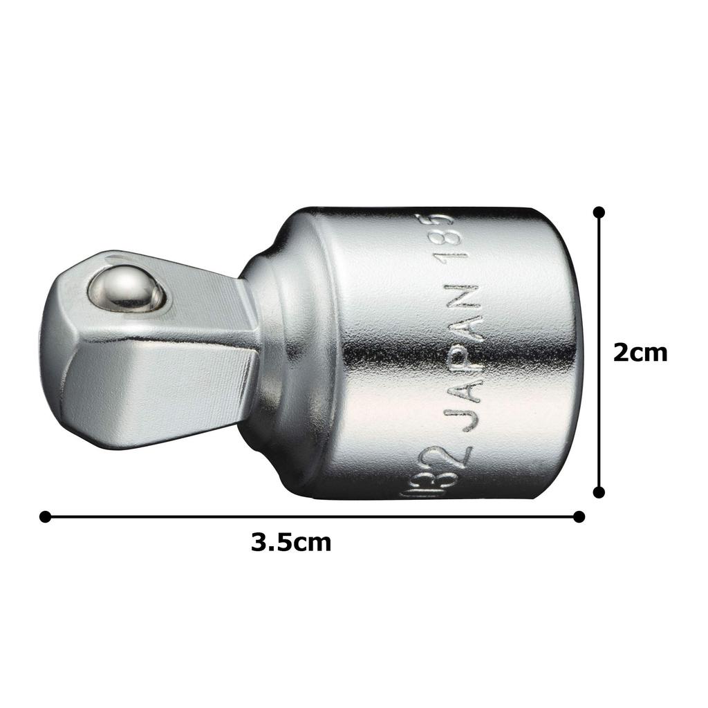 TONE Swing Extension Bar Drive Angle Total Length 32mm EX31-032 9.5mm (3/8")