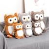 Creative Owl Doll Plush Toy Child Soothing Bed Sleeping Throw Pillow Doll Ragdoll Birthday Gift