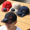 Letter Solar Charging With Fan Hat Breathable Sunshade Duckbill Cap for 3.7V600mAh Travel