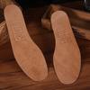 Утолщенная впитывающая пот и дышащая стелька с дезодорантом из дубильной кожи, стелька для обуви из натуральной кожи