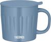 Thermos Vacuum Insulated Sax Large Dishwasher Suitable for SAX Mug, 450ml, Blue, Embossed, Capacity, Safe, Soups, JTA-450