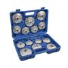 15pcs Cap Oil Filter Wrench Socket Set Car Hand Remover Tool Kit 1/2inch 12.5mm Square Drive Car