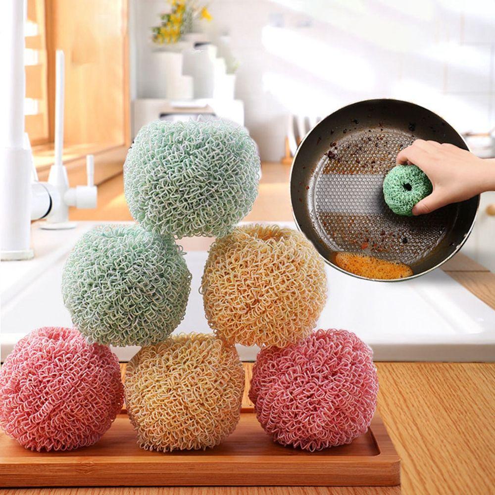 No Hurt For Washing Dish Pot Scrub Sponges Cleaning Ball Cleaning Brush Kitchen Accessories
