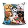 Наволочка для домашнего декора с милыми животными, пляжная забавная собака, наволочка для автомобиля, дивана, домашний декор, наволочка, полиэстеровая подушка
