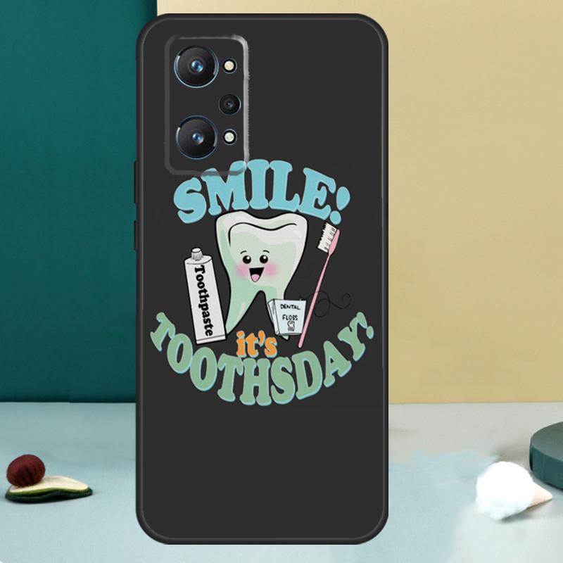 Чехол для Realme GT 7 Pro GT 5 6 6T C67 C61 C55 C53 C51 C21Y C25S C75 10 11 12 13 14 Pro Plus с рисунком 'Стоматолог Зуб'