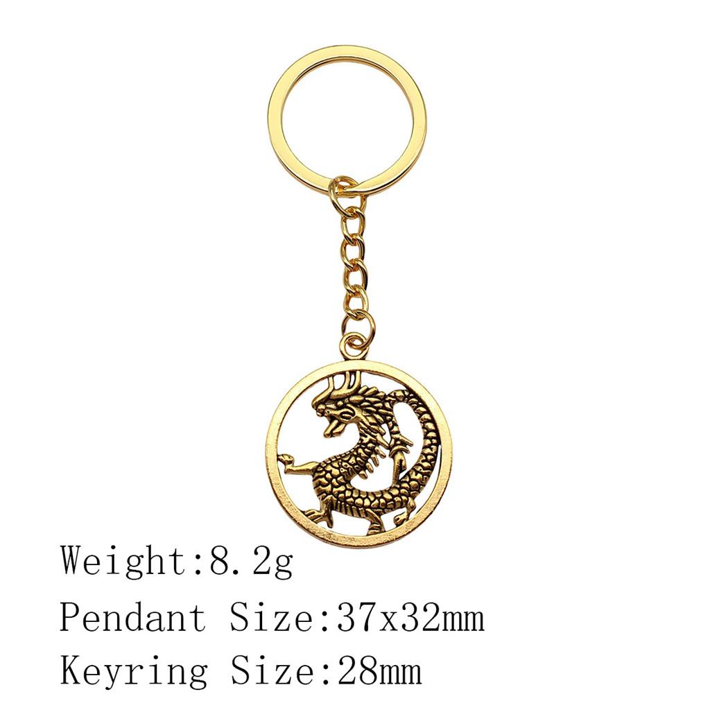День благодарения Пара Брелок Дракон Змея Аниме Брелок Рюкзак Цепи Женщины