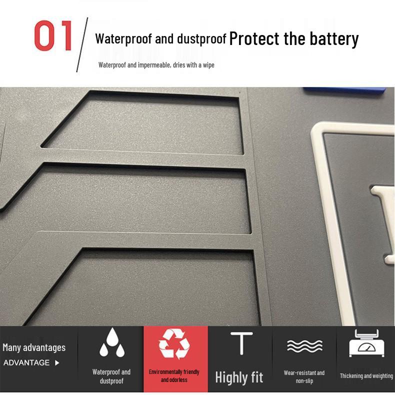 Электрический самокат Tai Ling Tan Tu EB Водонепроницаемый нескользящий резиновый коврик для ног