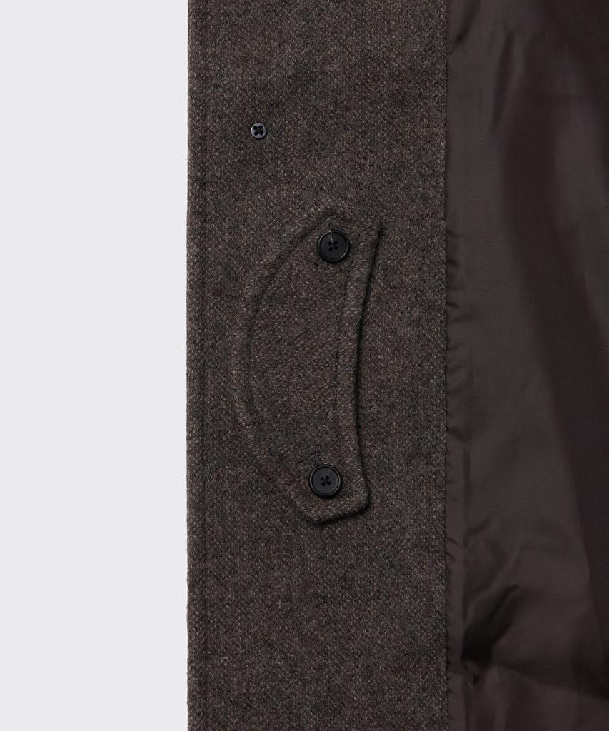 Musinsa Standard Shetland Wool Oversized Balmacaan Coat [Brown]