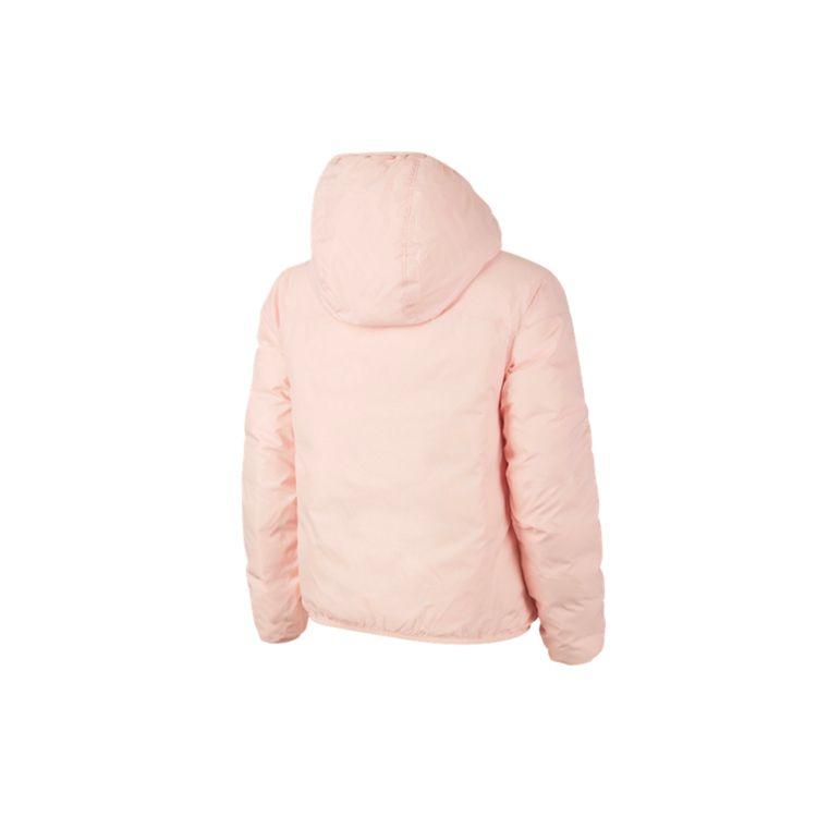 Nike Nsw Down Fill Reverse Hooded Outdoor Quilted Lightweight Down Jacket Winter Women Jacket Echo-Pink CU0283-100