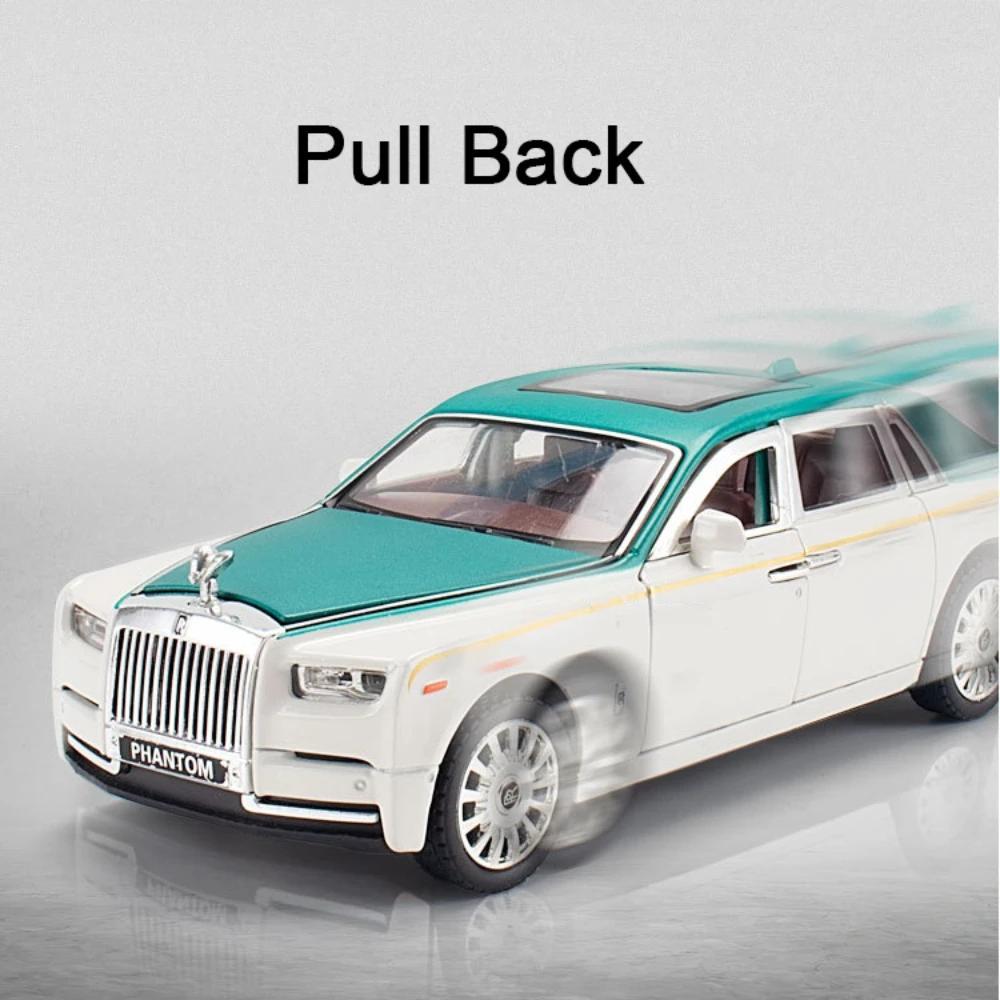 1/32 Rolls Royce Phantom Scale Alloy Car Model Toy Metal Diecast Luxury Sedan Vehicle Advanced Collection Toys for Boys Birthday