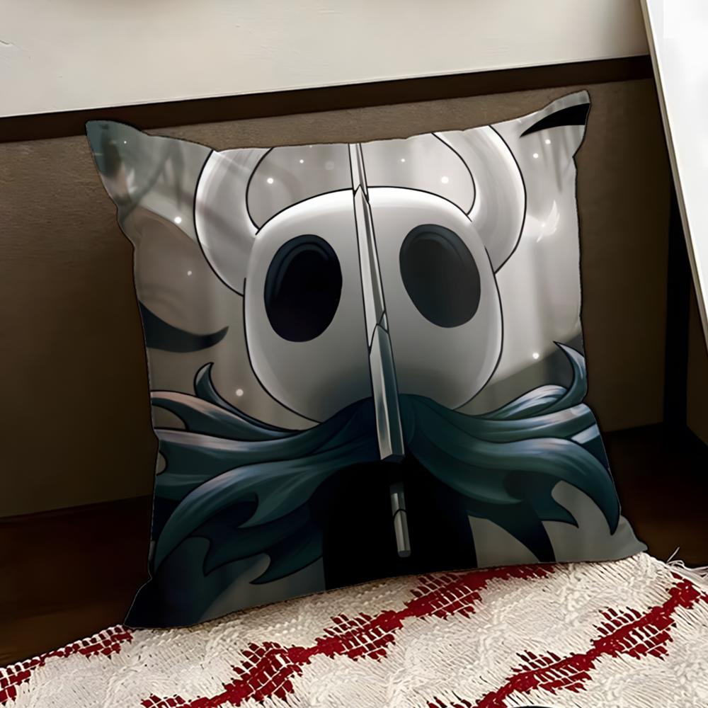 HHollow KnightS Cushion Cover Reversible Soft Durable Pillow Cover Home Car MultiScene Use for Daily Comfort