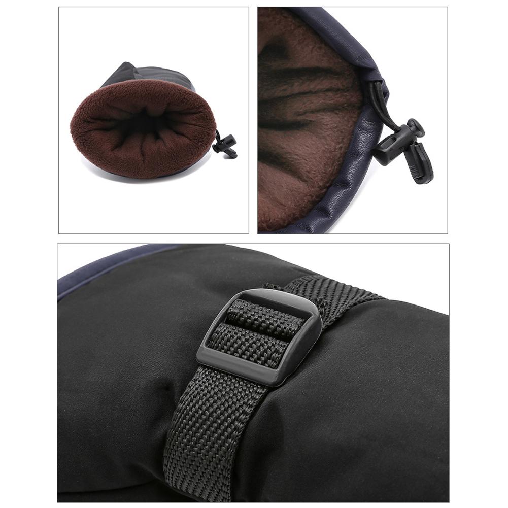 Electric Heating Gloves USB Charging Waterproof Motorcycle Gloves Winter Thermal Gloves Cold-Proof for Climbing Hiking Cycling