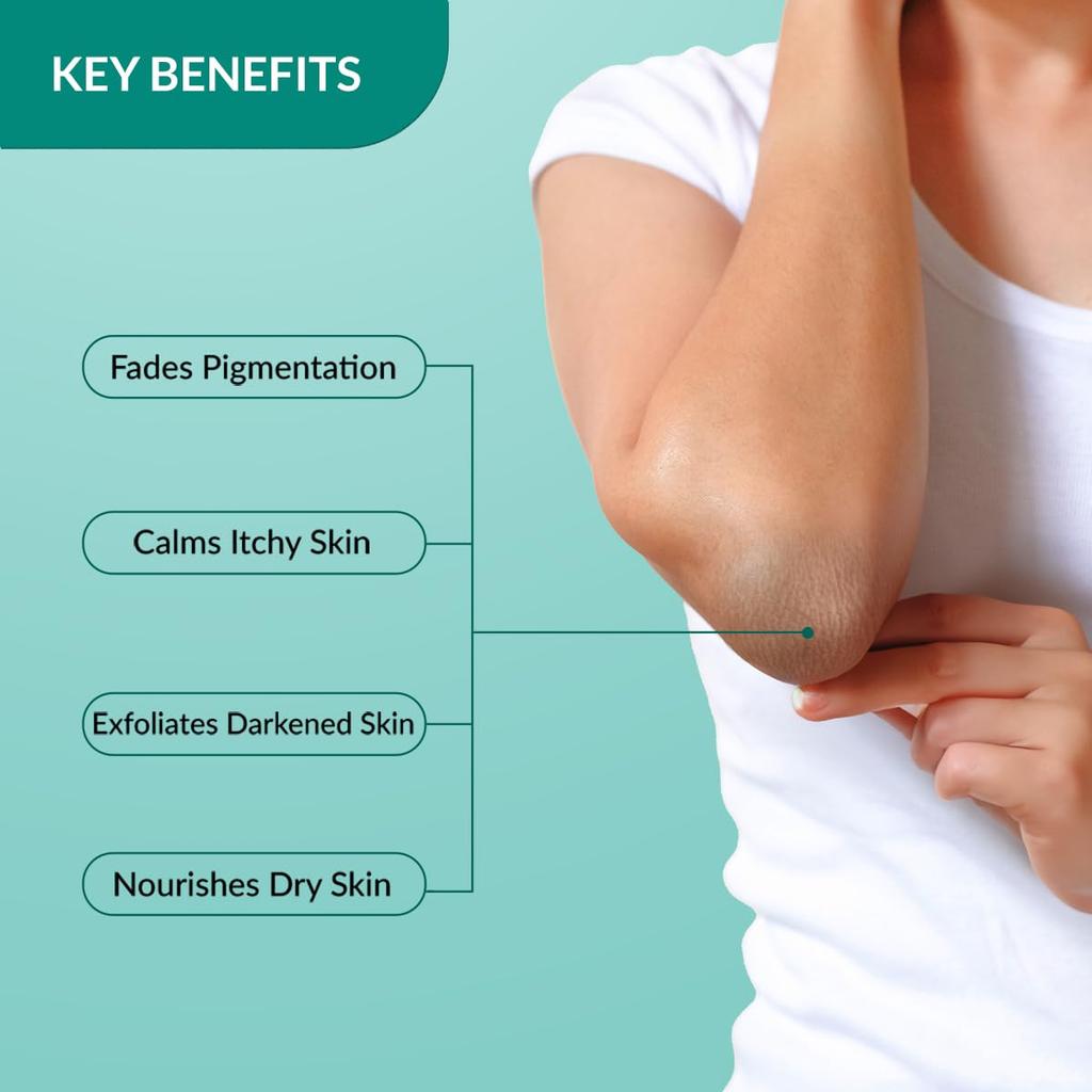 | Протестированный дерматологом ретиноловый крем | Для темных участков тела, таких как шея, лодыжки, костяшки пальцев, подмышки, бедра и локти | Эксфолиант - 50 г