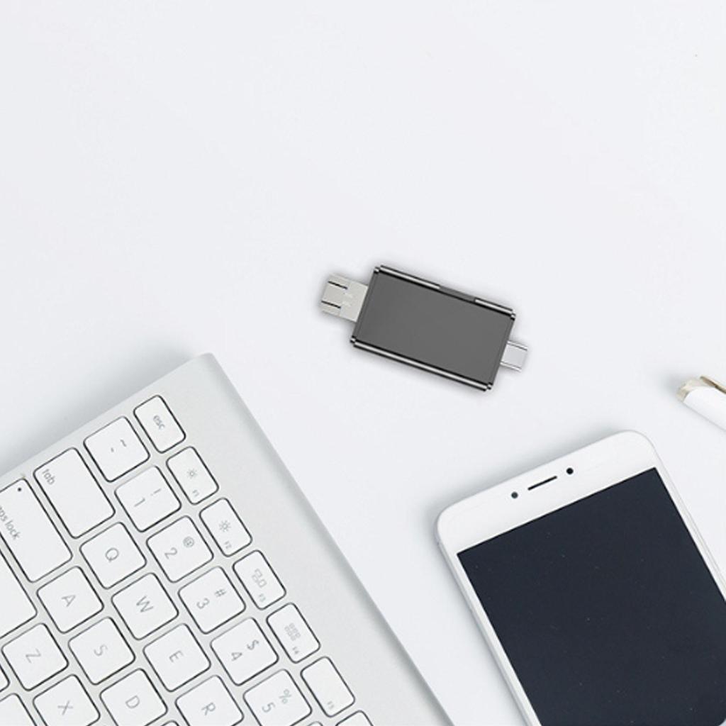 Многофункциональное устройство чтения карт USB 3.0 Type-C с OTG 2.0 для телефона и компьютера Android, поддержка дисков SD/TF/U