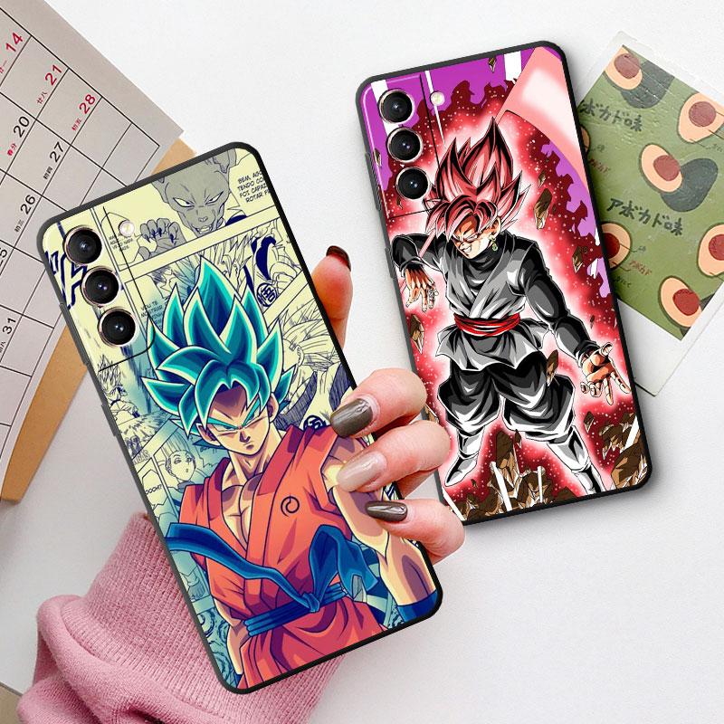Чехол-аниме для Samsung Galaxy S20 FE S9 S21 S10 S22 Ultra 5G S21 Plus S7 S10e S8 черный мягкий бампер Dragon G-Gokus чехол Funda