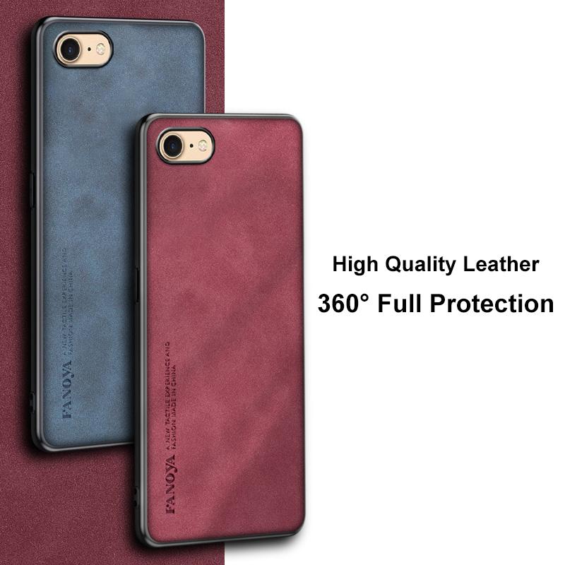 Роскошный кожаный чехол для iPhone 6 6S 7 8 Plus, силиконовый защитный чехол для телефона iPhone 5 5S SE 2020 2022 SE2 SE3 Coque