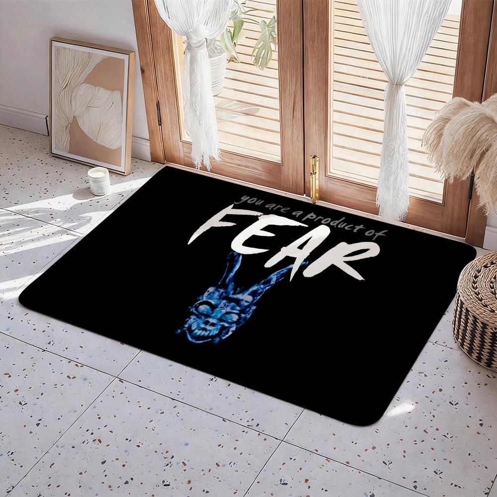 Movie M Donnie Darko Floor Mat Eco  Flannel Doormat Non Slip Odorless Indoor Floor Rug Soft Short Plush Home Mat