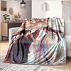 Comics Cartoon Mo Dao Zu Shi Wei Wuxian Flannel Blanket Sofa Girl Warm Home Lan Wangji Blanket Gift Customize Woman Bedding