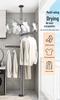 Telescopic Floor-to-Ceiling Clothes Drying Rack - No-Punch, Free-Standing