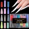 Nail Dual Forms Nails Form Extension Tips Sets Macaron Full Cover Quick Building French Mold Manicure Tools