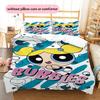 Powerpuff Girls Bubbles Sweet Duvet Cover & Pillowcases, Powerpuff Girls Fan Bedding, Great Gift.chl