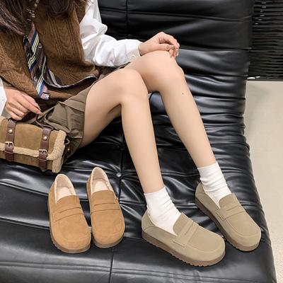 Женская обувь из натуральной кожи, мягкая повседневная обувь, весенние туфли-лоферы без застежек, замшевые туфли на плоской подошве, повседневная обувь на плоской подошве, zapatos de mujer, мода