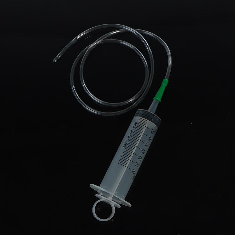 Большой многоразовый измерительный шприц для питательных веществ для гидропоники, 80–350 мл + трубка 1