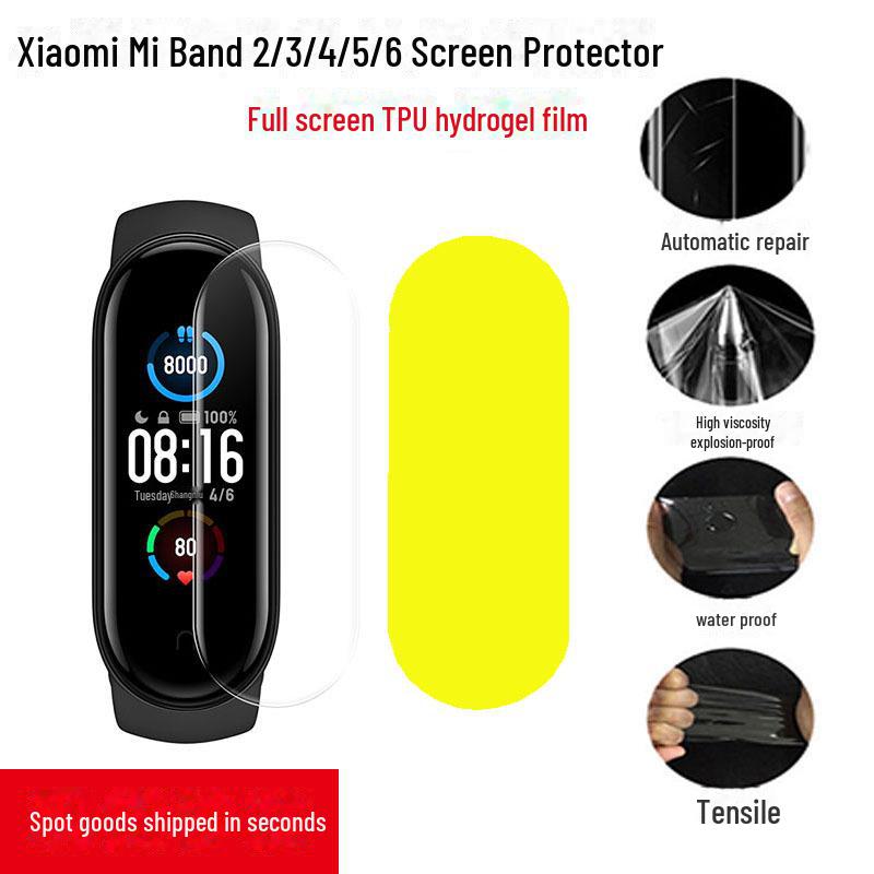 Защитная пленка HD TPU Hydrogel для браслета Huawei 8 и браслета Xiaomi 8Pro