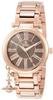 Часы Mother Orb из нержавеющей стали с золотым коричневым циферблатом, кварцевые, VV006PBRRS, продукт розовое золото [Vivienne Westwood] (Розовое покрытие) Женский