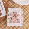 Multifunction Capybara Small Notepad Planner Notes Kawaii Capybara Notebook  School Supplies