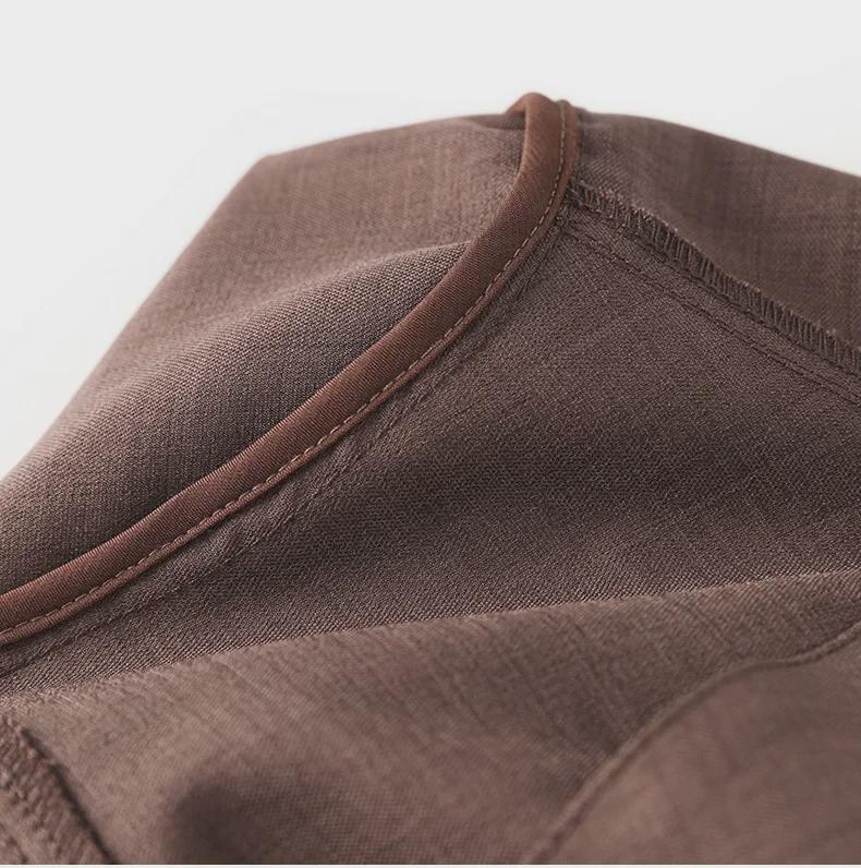 Французский шик для поездок на работу: Премиум легкое роскошное женское платье-костюм