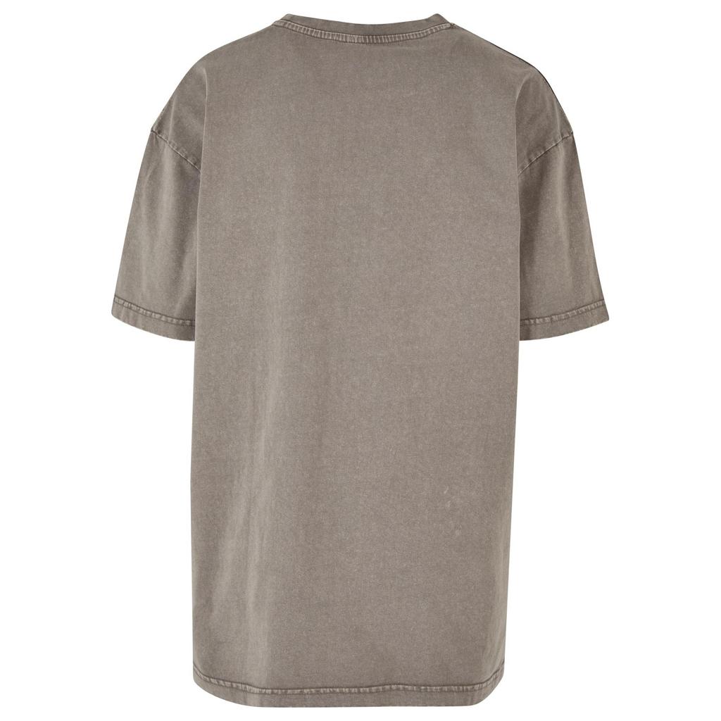 Build Your Brand Womens/Ladies Acid Wash Oversized T-Shirt