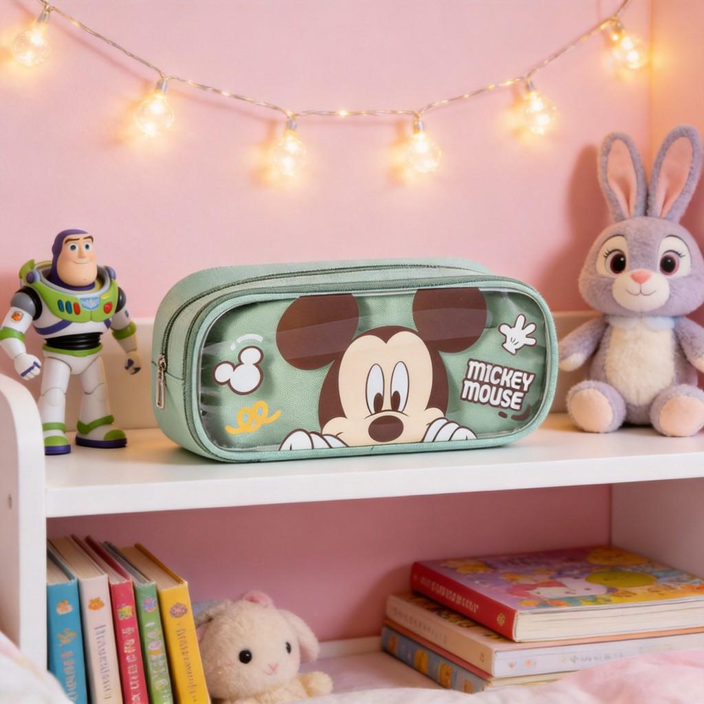 Многослойный пенал Disney История игрушек с прозрачной передней стороной для хранения канцелярских принадлежностей для детей