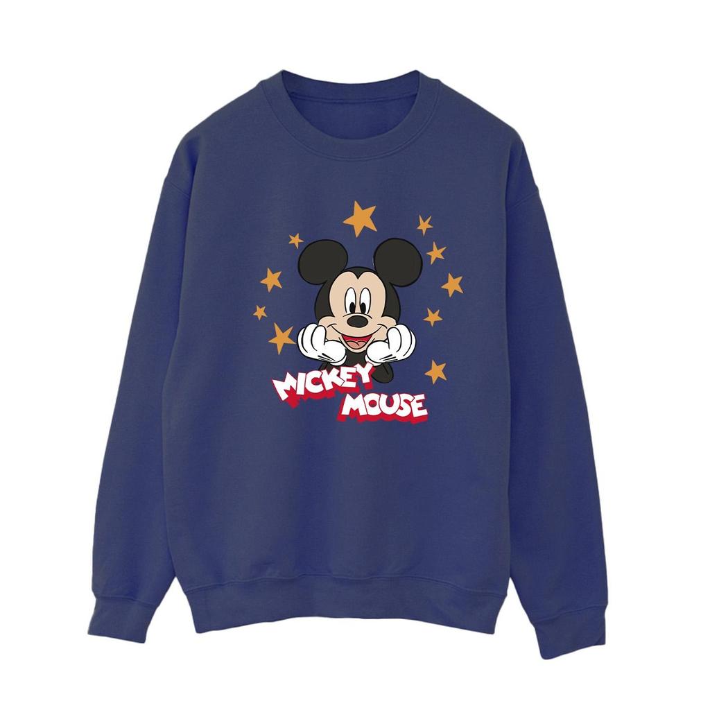 Disney Womens/Ladies Mickey Mouse Stars Sweatshirt