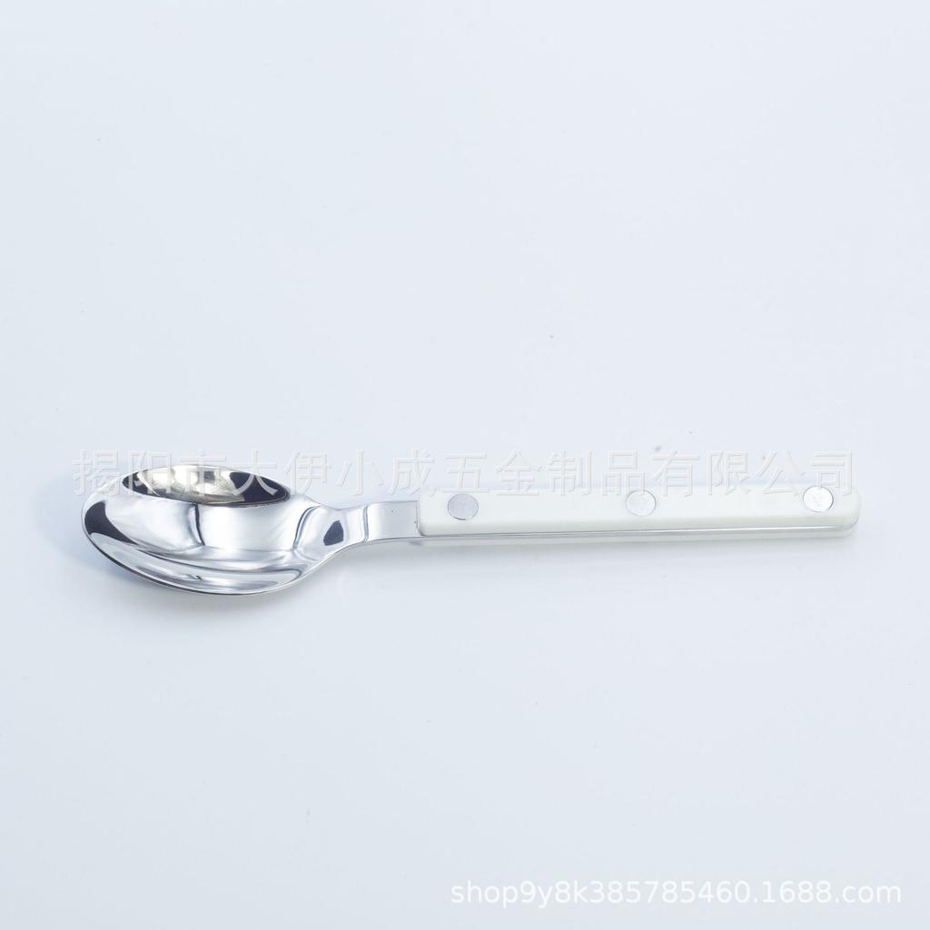 Набор столовой посуды для западного ресторана из нержавеющей стали 304, бытовой, с ручками-зажимами, нож, вилка, ложка, ручки под мрамор, нож для масла, десертная ложка