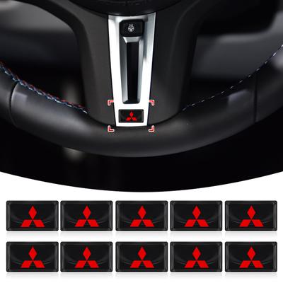 3D эпоксидные наклейки для стайлинга автомобиля, декорации для ASX Lancer Pajero Outlander L200 EVO Lancer EX