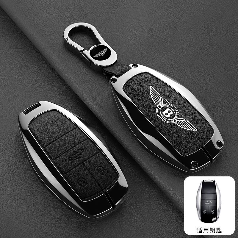 Для Нового Bentley Flying Spur Continental GT Bentayga Mulsanne Автомобильный ЛОГОТИП Чехол для Ключа Автомобиля Чехол для Умного Пульта Держатель для Ключей Сумка Чехол Зажим