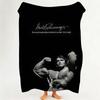 Celebrity AArnold SSchwarzenegger Throw Flannel Throw Blanket Suitable for Sofa Living Room Bedroom