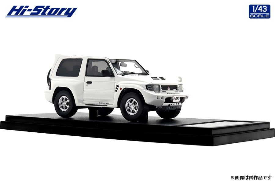 Hi Story Mitsubishi PAJERO EVOLUTION Sophia White Finished Product 1/43 (1997)