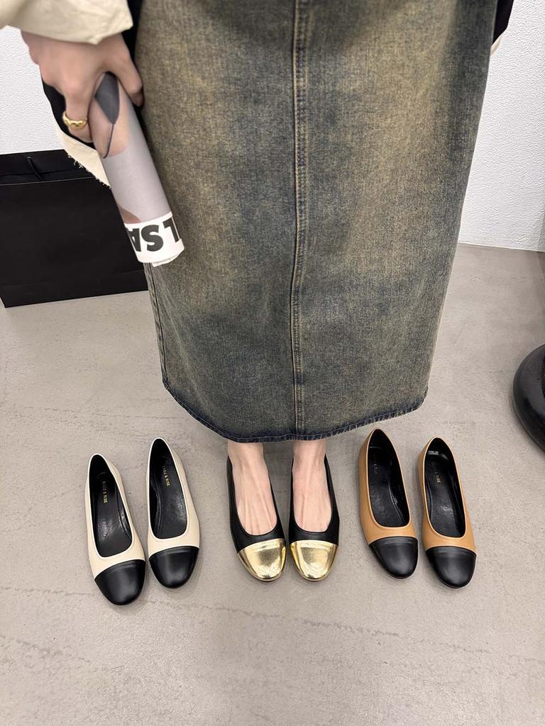 Fashion Round Toe Women Loafers 2024 New Arrivals Autumn Spring Dress Shoes Black Beige Brown Low Heeled Shallow Casual Mary Janes Mules