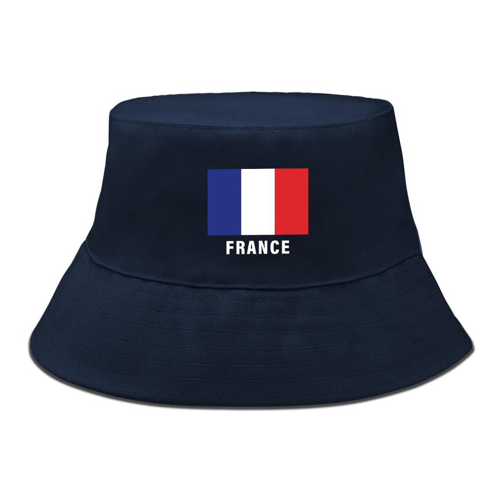 Bucket Hat With France Flag Print , Patriotic Fisherman Cap Simple Lightweight Casual Fishing Hat