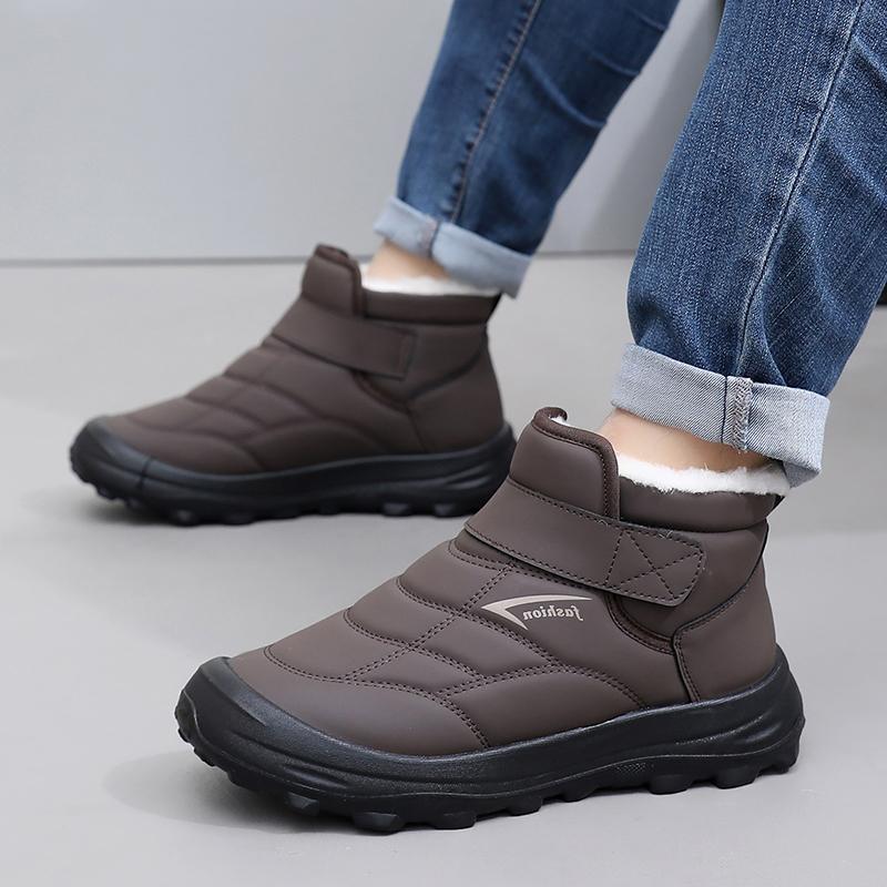 Fleece Warm Snow Boots, Thick-soled Comfortable and Not Tiring To The Feet, Cotton Shoes, Anti-slip Shoes