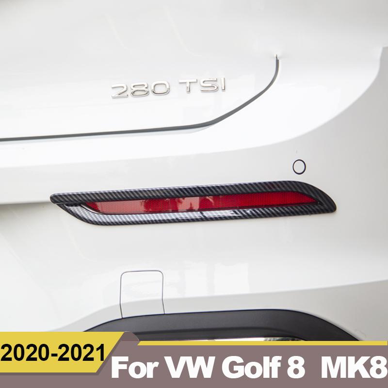 Для Volkawagen VW Golf 8 MK8 2022 ABS задняя противотуманная фара, крышка, накладка на заднюю противотуманную фару, рамка, наклейка, аксессуары