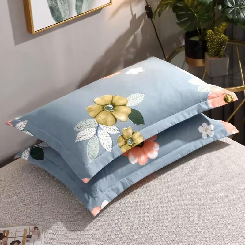 Мягкие хлопковые наволочки, приятные для кожи наволочки с начесом, пара высококачественных больших одинарных двойных наволочек высокой плотности