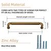 5 Inch Hole Center Cabinet Pulls Antique Brass Zinc Alloy Kitchen Drawer Pulls Dresser Knobs Drawer Handles Hardware